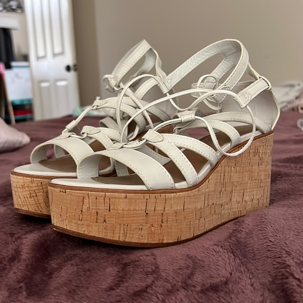 Frye Heather Gladiator wedges